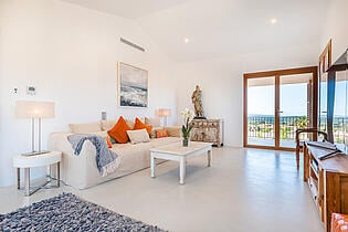 Living room in a beautiful villa in Calvia