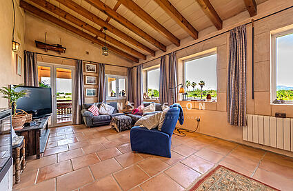 Finca Sencelles, Mallorca - living area 