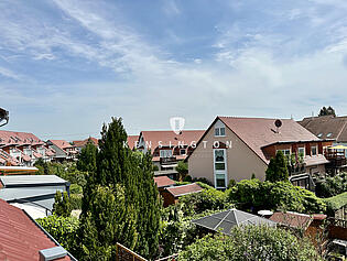 Blick vom Balkon