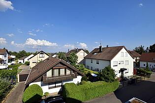 Ausblick vom Schlafzimmer