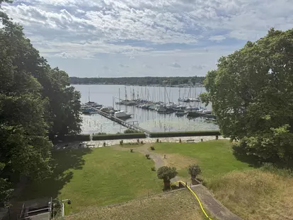 Balkon und Blick auf den großen Wannsee